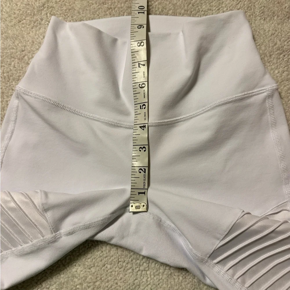 ALO YOGA High Waist Moto Legging White